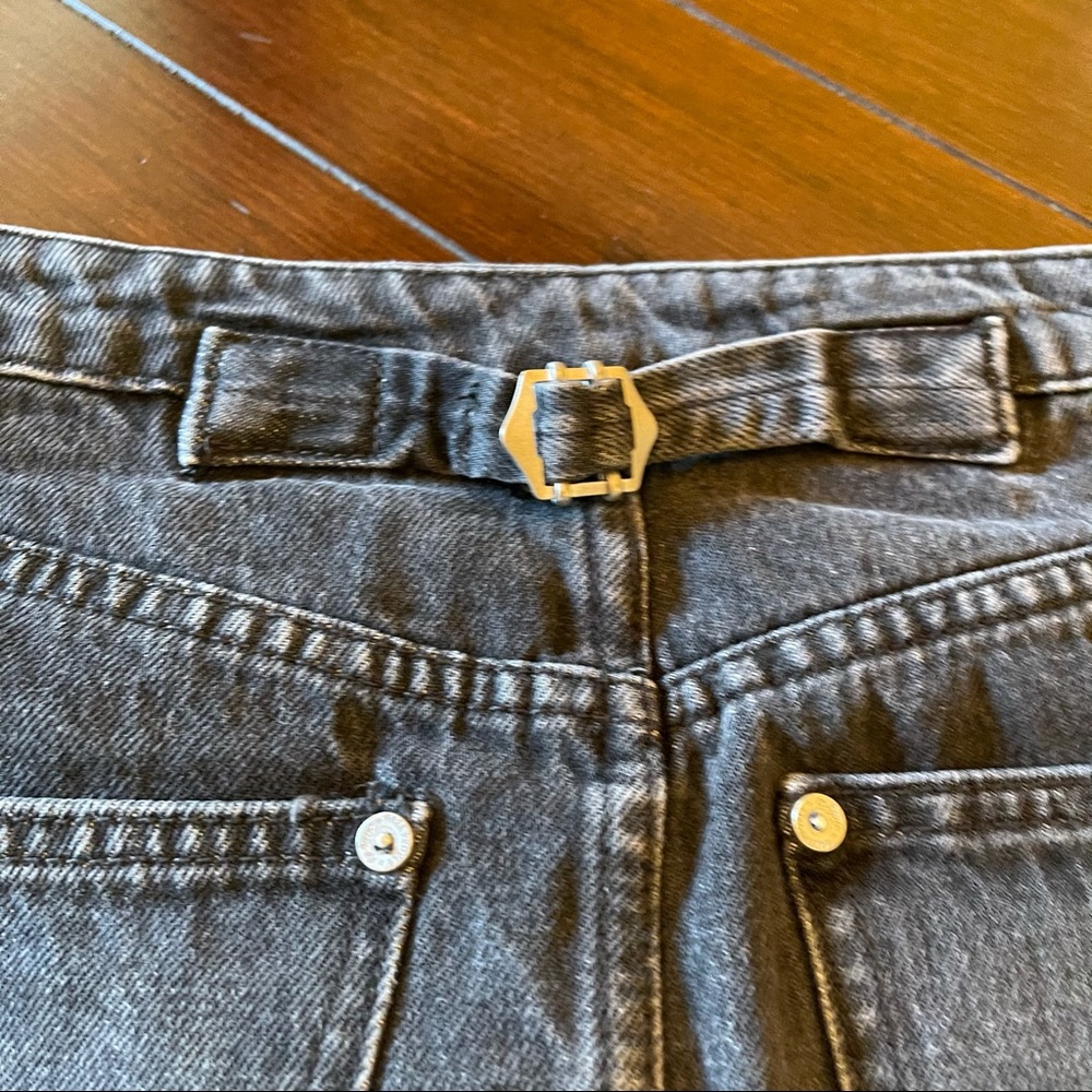 Free People Black Jean Mini Skirt - Picture 5 of 9